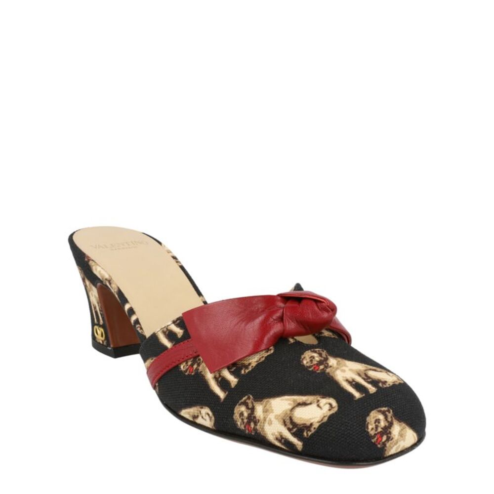 Valentino Knotty 60 Printed Mules Multi Womens - Picture 2 of 6